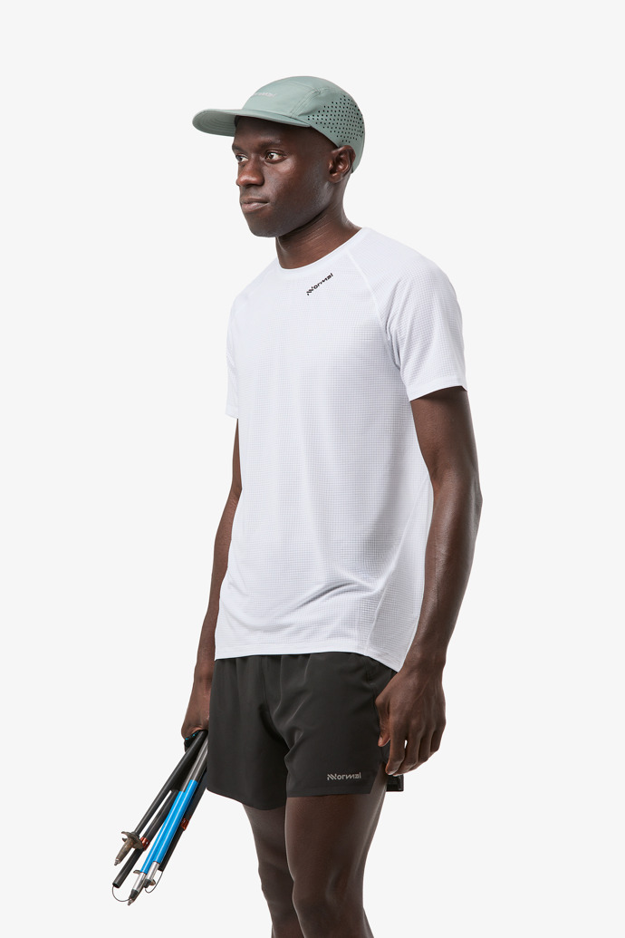 Race T-Shirt White Men's white running t-shirt