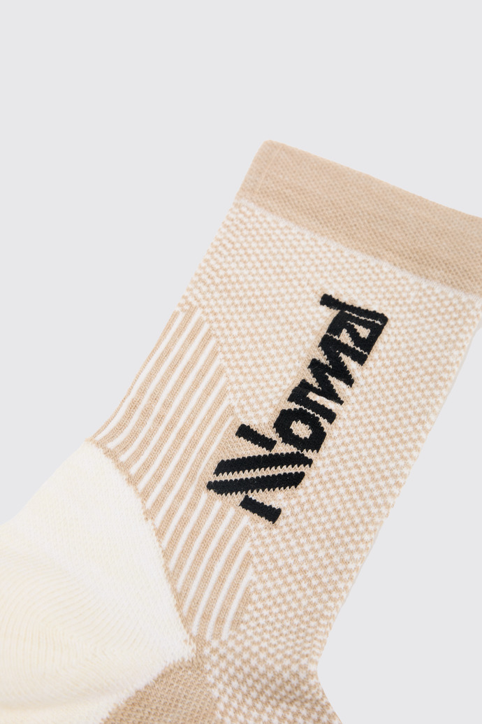 Merino Sock Beige Beige merino socks for men