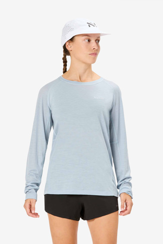 Women's Merino Long Sleeve T-shirt Blue